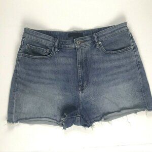 Uniqlo Cutoff Jean Shorts 32 Womens Denim